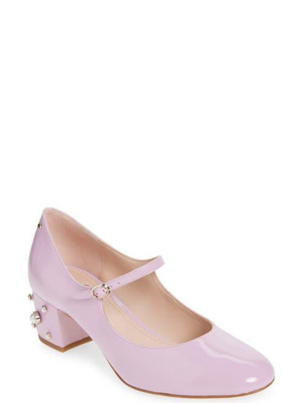 kate spade Lilac Patent Mary Jane Block Heel Pumps